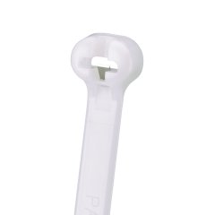 Kubbe-Top® diken ty kablo bağı, hafif-ağır kesiti, 18.1 (460mm) uzunluğu, naylon 6.6, doğal, standart paket.
