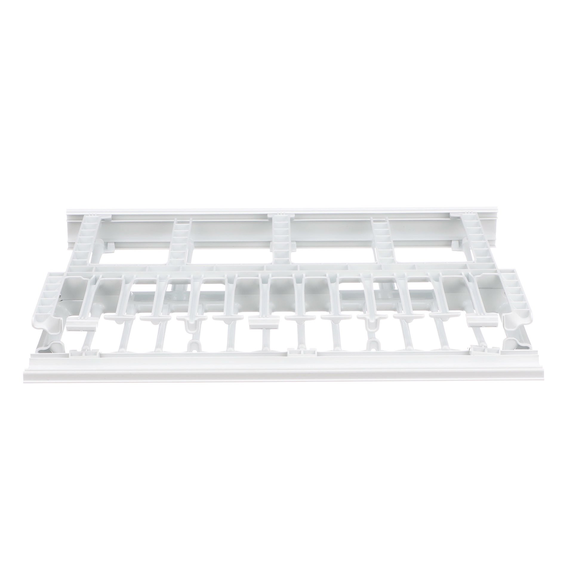 Panduit® NetManager® Yüksek Kapasiteli Yatay Kablo Manager maliyet-etkin bir biçimde düzenler ve herhangi bir standart EIA 19in (483mm), kabin veya dolap içinde bakır ve fiber ağ kabloları korur. Büyük ön parmak açıklıklar kolayca Kategori 6 ve 10G ca bar