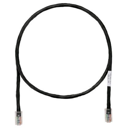 Bakır Patch Cord, Cat 5e, Siyah UTP Kablo, 50m