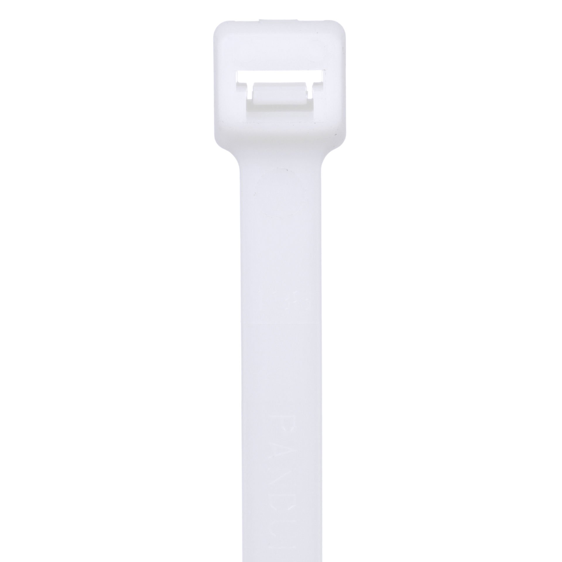 Tüm-Ty® kilit bağlantı, hafif-ağır kesiti, 8.1 (206 mm'ye kadar) uzunluğu, naylon 6.6, doğal, standart paket.