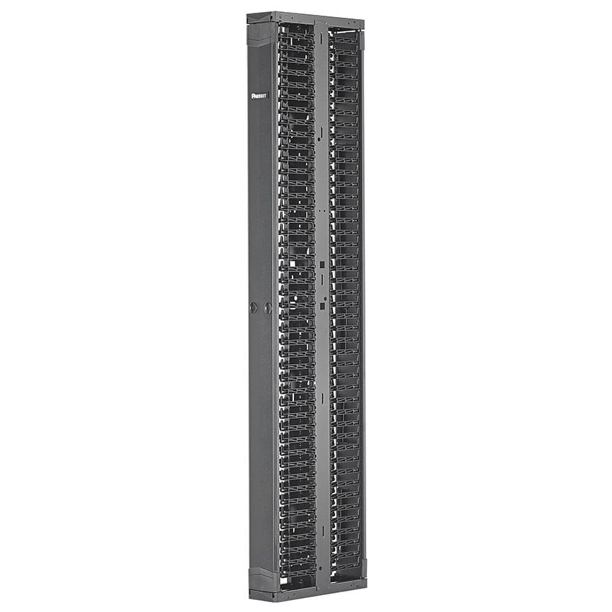 Panduit® Patchrunner® 2 Dikey Kablo Yöneticisi değerli zemin alanı boşaltarak, yüksek yoğunluklu yeteneği ve çok yönlülüğü birleştiriyor. Tamamen önceden monte yöneticisi genel maliyetler ve setleri tüm kablo yönetimi endüstrisi için standart düşürür. Dua