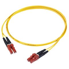 LC (anahtarlı B kırmızı) için helezon tekli konum simpleks helezon, 900um tamponlu fiber (diğer ucunda bir anahtarlı LC bir ucunda bağlayıcı ve açık) 9/125 | mm
