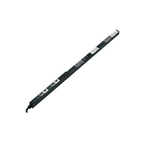 SmartZone ™ G5 (MS Serisi) Anahtarlı izlemeli PDU Raf, 32 A 3-faz, 415V, (12), bir C13 ve 12), C19 Kaplar, IEC 60.309 3P + K + E 6h 32A fiş ve önlemler 68,898 ''U x 2.047'' W x 2.1'' D (1750.1mm x 50.8mm x 53.3mm) Renk:. Siyah