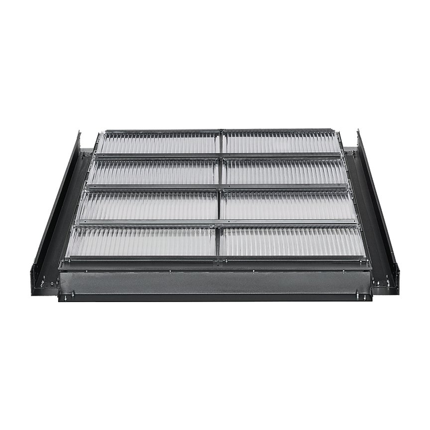 Dışarıda Drop paneli Çatı 4 ft Net-İçeren ™ evrensel Koridor Sınırlama tavan ızgara Kiti (1200 mm).; Beyaz
