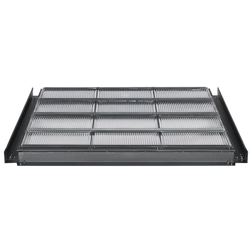 Dışarıda Drop paneli Çatı 6 ft Net-İçeren ™ evrensel Koridor Sınırlama tavan ızgara Kiti (1800 mm).; Beyaz
