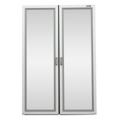 Kayar Kapı ™ Sınırlama Dual Net-içeriyor. 4' (1200) ya da bir 6' (1800mm) koridor genişliği, gümüş barındırır