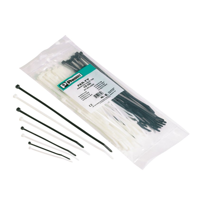 İç ve Dış UsePan-Ty® kablo kaplamaları için Çeşitler paketi: Doğal Naylon 6.6 (15) PLT1M (15) PLT1.5I (15) PLT2S (15) PLT3SBlack Hava dayanıklı Naylon 6.6 (10) PLT1M-0 (10) PLT1.5I -0 (10) PLT2S-0 (10) PLT3S-0