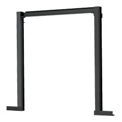4 ft - - (1200) koridor genişliği, 48ru / 52ru yükseği - beyaz satır çerçevesinin ™ Evrensel Koridor Sınırlama son ağ muhafaza edin.