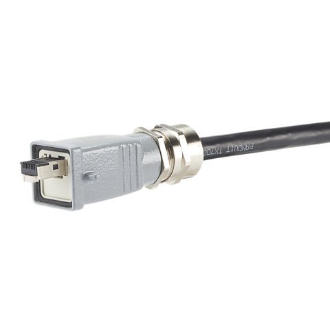 Endüstriyel Varyant 5 Kategori 6A, RJ45 Modüler STP Tak