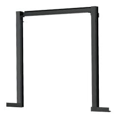 6 ft - - (1800mm) koridor genişliği, 48ru / 52ru yükseği - beyaz satır çerçevesinin ™ Evrensel Koridor Sınırlama son ağ muhafaza edin.