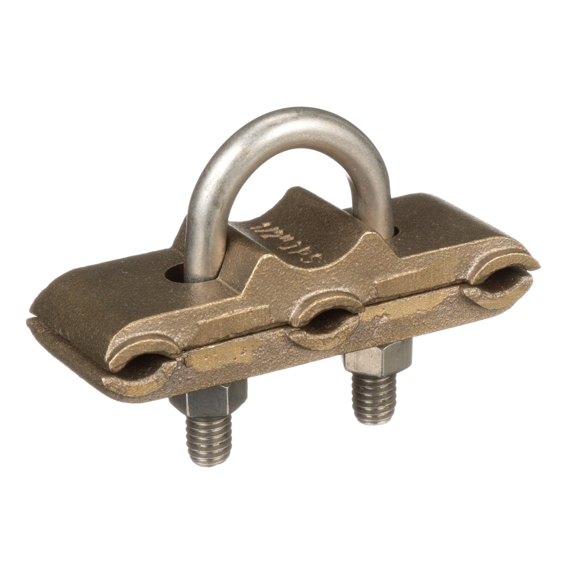 250 kcmil, 3/4'' Boru Boyutu - Bronz Zemin Kelepçe Bağlayıcı, 3-Tel, Boru, 4 AWG SOL Paralel