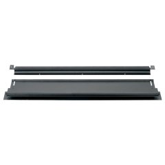 . Drop Dışarıda Paneli Çatı 4 ft (1200 mm) için Satır Kit ™ Evrensel Koridor Sınırlama End Net-içeriyor; Siyah