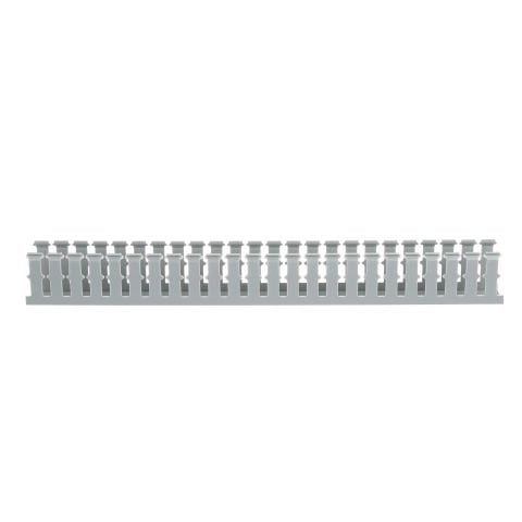 Panduct® tip NHC halojensiz metrik kablo kanalı, 50 mm G x 75mm Y x 2M uzunluk, halojen içermeyen, açık gri.
