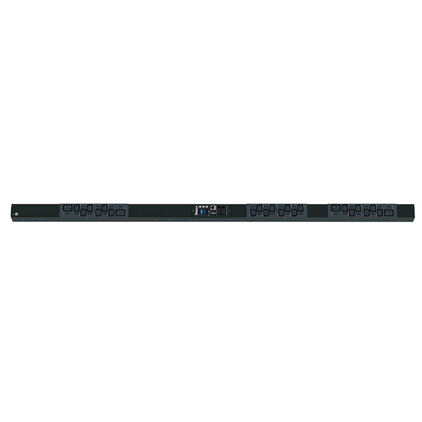 SmartZone ™ G5 Anahtarlı izlenir (MS Serisi)) PDU, 16A tek faz, 230V, (20), C13 ve (4) C19) kapları, IEC Raf 60.309 2P + E 6h 16A fiş ve önlemler 58,661 ''U x 2.047'' W x 2.1 ''D (1491mm x 50.8mm x 53.3mm) Renk:. Siyah