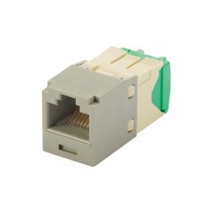 Kategori 6, RJ45, 8-konumunda, 8-tel, 28/30 AWG genel modülü. Uluslararası Grey.