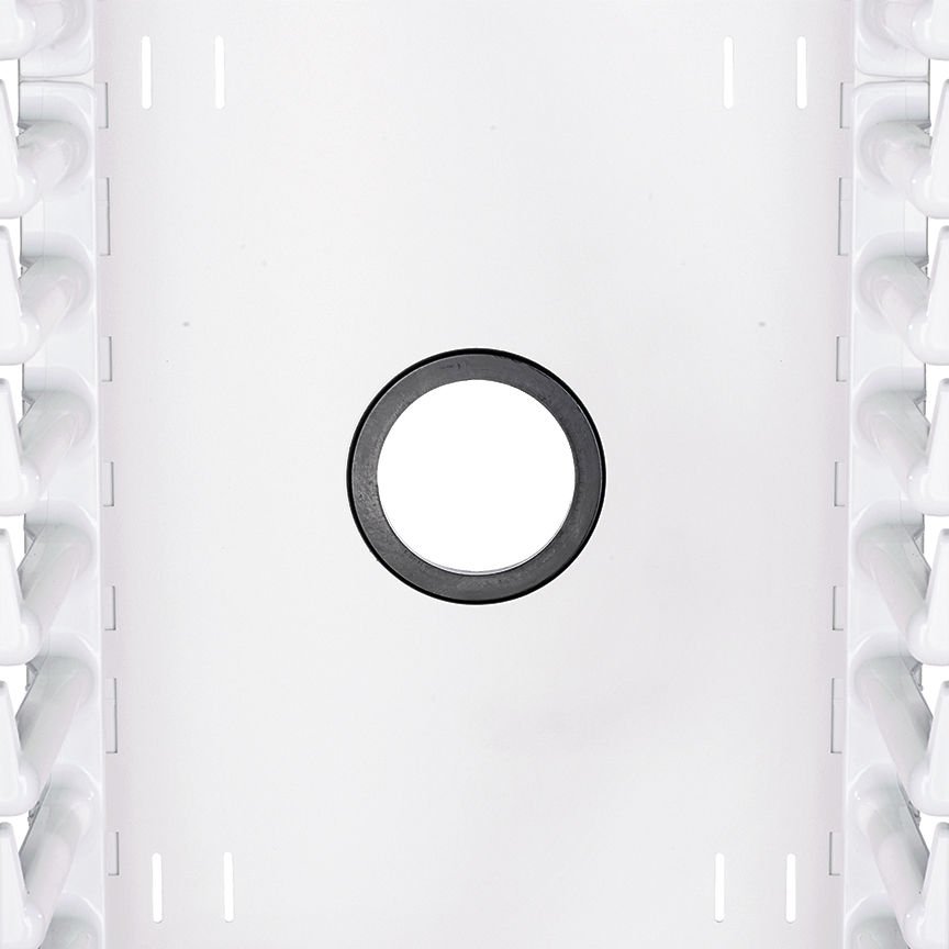 Panduit® PatchRunner® 2 Nüfuzuyla önden arkaya kablolama için omurga içinden kabloların geçişi sırasında Delik Gromet Kiti bükülme yarıçapı kontrol sağlar, Siyah, Beş TAKOZ ait Kiti