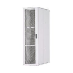 Üst panelde Net-Erişim ™ S-Type Kabine çerçevesi. Tek menteşe ön kapı delikli. Bölünmüş arka kapılar kapı salıncak ayak izi en aza indirmek için ortada açmak delikli. Katı yan panelleri (2), tekerlekler, pou dirsekleri (1 grubu), kafes somun rayları (2 se