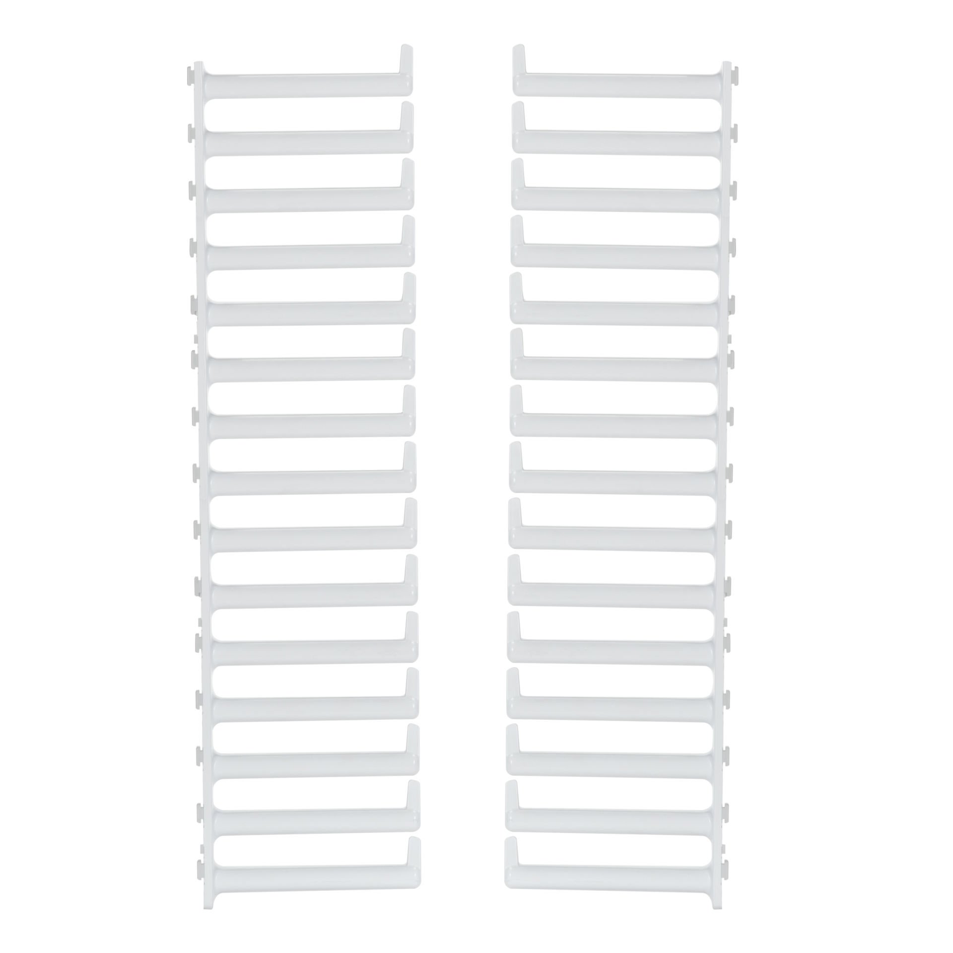 PR2V / PE2V Dikey Yöneticileri için Yedek 15-Parmak Kiti, bir sol ve bir sağ bölümünde, Beyaz