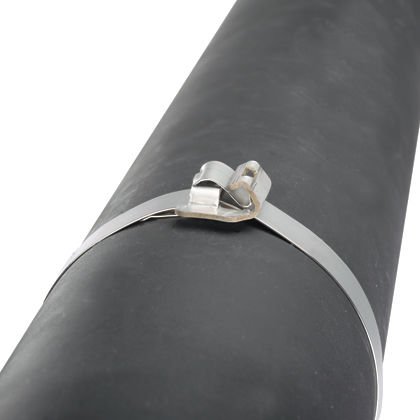 MS Çemberleme, 316 SS, .75'' (19.0mm) W 51.0'' (991mm) L, 030'' (.76mm) THK