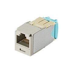 Kategori 6A, UTP modülü, 8 pos 8 tel, 28/30 AWG, Evrensel, Uluslararası Grey, TG Stili.