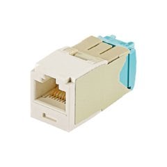 Kategori 6A, UTP modülü, 8 pos 8 tel, 28/30 AWG, Evrensel, Uluslararası Beyaz, TG Stili.