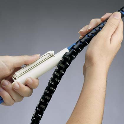 Tüm-Sarma ™ bölünmüş demeti sarma, .50'' (12.7 mm), 200 ft. (61m) makara, alev geciktirici polietilen, doğal başına.