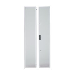 48 RU 800 mm genişliğinde kabine için Bölünmüş kapılar. Beyaz renk