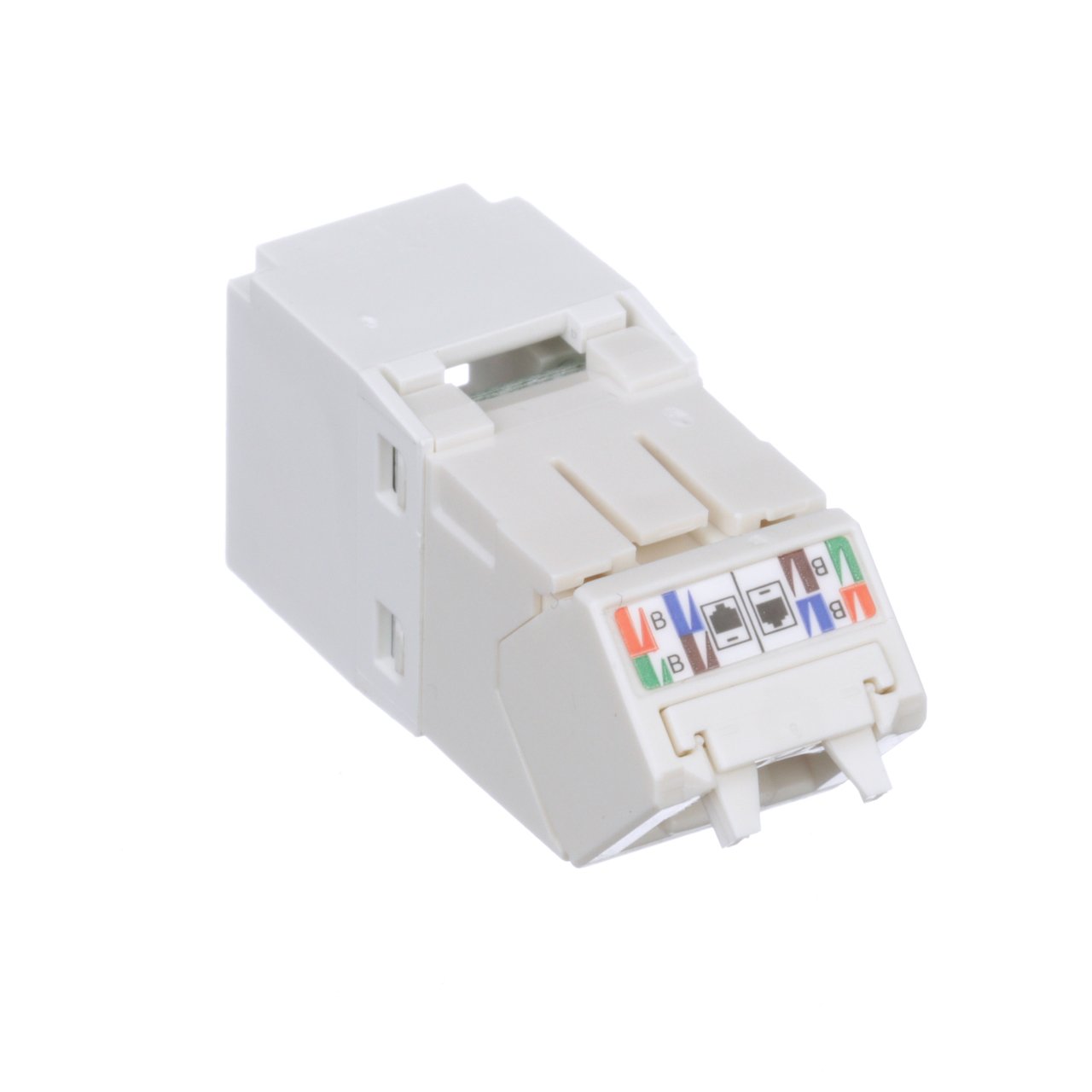 Cat6 Yukarı / Aşağı 45 Derece TG Wirecap Jack Modülü (AW)