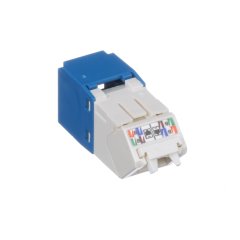 Cat6 Yukarı / Aşağı 45 Derece TG Wirecap Jack Modülü (BU)