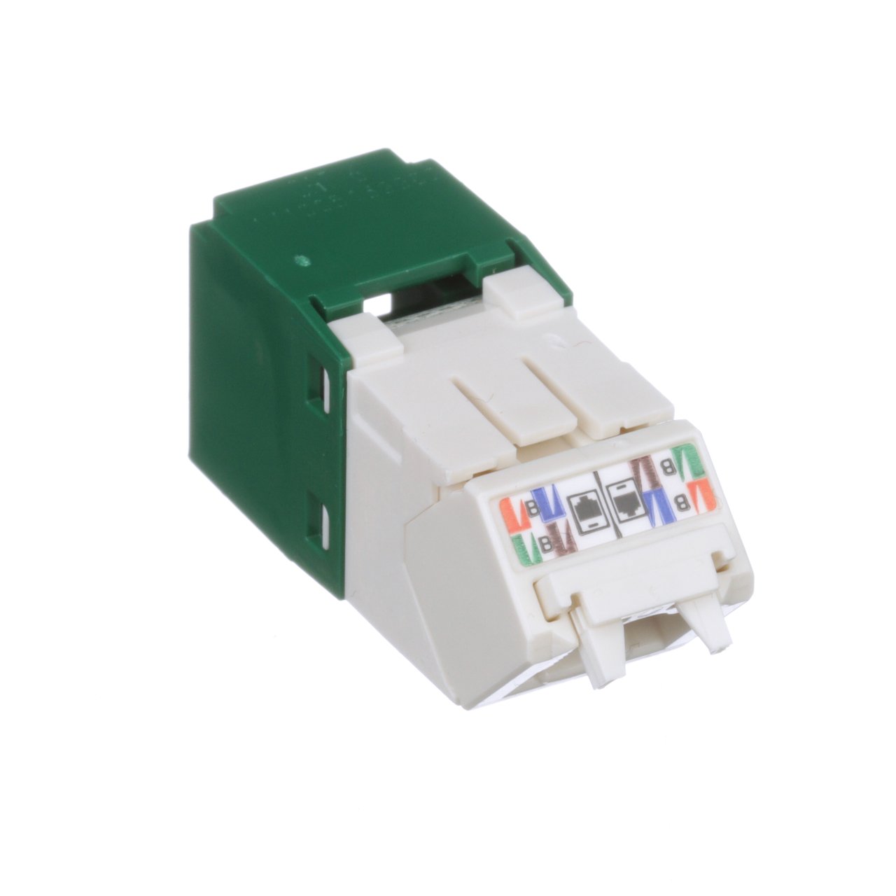 Cat6 Yukarı / Aşağı 45 Derece TG Wirecap Jack Modülü (GR)