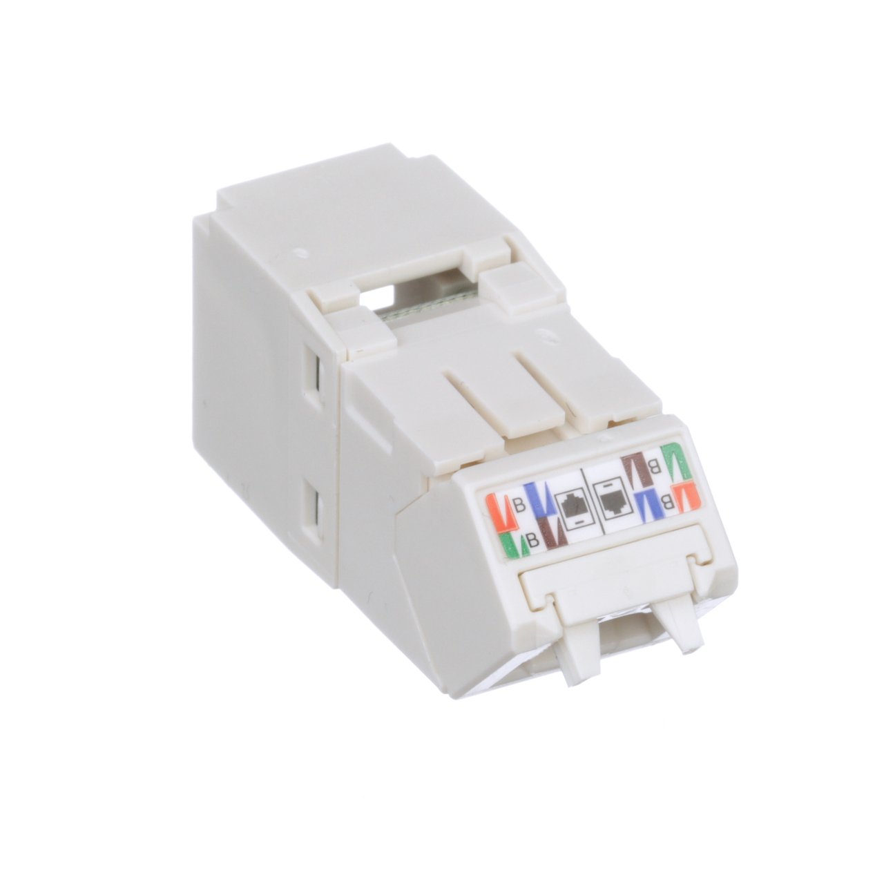 Cat6 Yukarı / Aşağı 45 Derece TG Wirecap Jack Modülü (IW)
