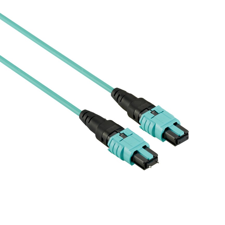 OM4 24 Elyaf Küçük Çap Kapalı Trunk LSZH mpo Kadın tompo Kadın yöntemi A STD IL Göz Bitiş A Çekme ile - 85m