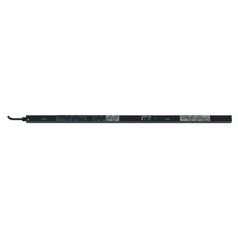 SmartZone ™ G5 başına Çıkışı (MPO Seri) PDU, 32 tek bir faz, 230V, (20), C13 ve (4) C19) kapları, IEC 60.309 2P + E 6h 32A fiş ve önlemler 68,898 ''U x 2.047'' W x Raf İzlenen 2.1'' D (1750.1mm x 50.8mm x 53.3mm) Renk:. Siyah