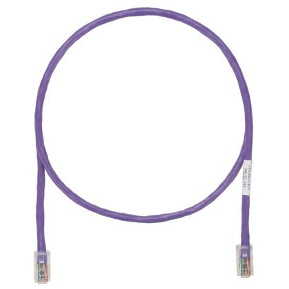 Kategori 5e, her iki ucunda, Pan-Tak ™ Modüler Fiş ile UTP ara kablosu. Violet, 7 metre.