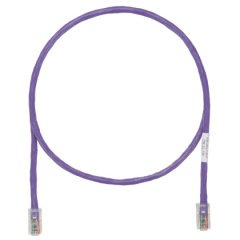 Kategori 5e, her iki ucunda, Pan-Tak ™ Modüler Fiş ile UTP ara kablosu. Violet, 7 metre.