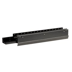 Net-içeriyor ™ Evrensel Koridor Sınırlama Duvar Işın 600mm uzunluğunda, tek parça. Siyah renk
