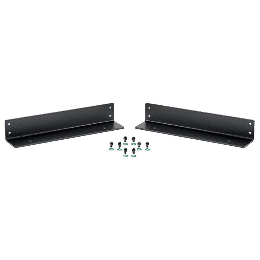 Panduit 4 Mesaj OSHPD Parantez Çapa Seti ER4P stile OSHPD uyumlu hale 4. sonrası rafları getiriyor Rack. Siyah, 1 adet.