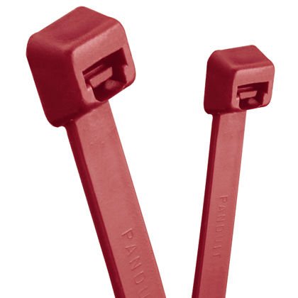 Tüm-Ty® kablo bağı, Halar, ayırt edici kestane rengi, standart kesiti, 7.4 (188mm) uzunluğu, dökme paketi.