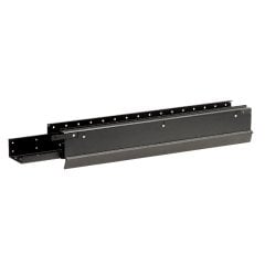 Net-içeriyor ™ Evrensel Koridor Sınırlama Duvar Işın 800mm uzunluğunda, tek parça. Siyah renk