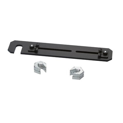 Varolan dişli çubuk tesislerden 6x4 ve 4x4 sistemlerini desteklemek için kullanılır. Parantez iki bölünmüş fıstığı ile dişli çubuğa bağlıdır. prefabrik kayar kelepçeleri kanal hızlı montaj sağlar. 16mm Konu için slayt kelepçeleri üzerinde 7/16'' somun sür