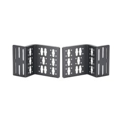 Panduit Sunucu Kabine PDU Parantez Kiti dikey R4p tarzı rafları arkasına Güç Dağıtım Birimi (PDU) bağlar. Çelik, Siyah, 1 adet.