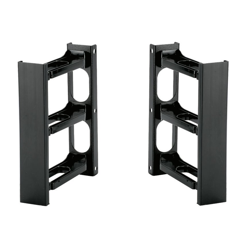 Panduit Dikey D halka Müdürü Asma rafa veya kabine aşağı Raf Panduit PZLRB4P4 4 Post'tan kabloyu yönetmek için bir araç sağlar. 4 RU, Siyah, 2pc.