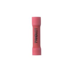 Stronghold ™ Butt Splice, Vinil İzoleli, 22-18 AWG Red.