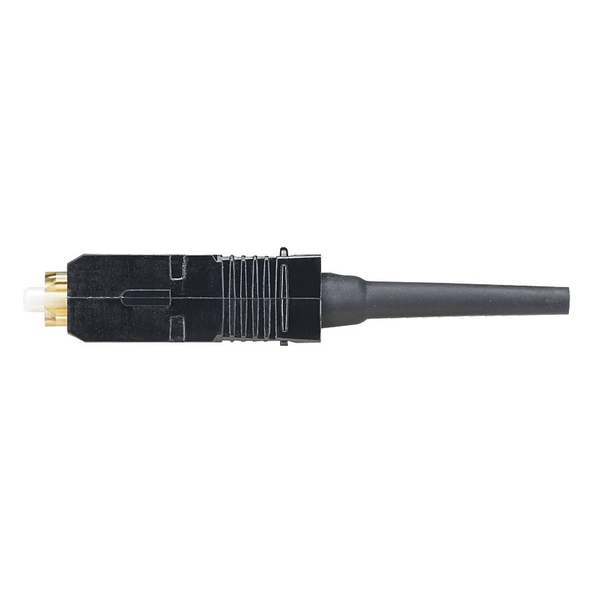 SC2 OM2 900um modlu simpleks fiber optik konnektörü. Siyah Boot. OCTT2 OptiCam lif sonu aracı ile kullanım için.