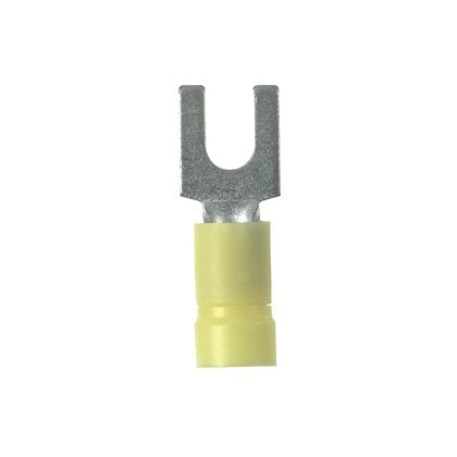 Stronghold ™ Çatal Terminali, vinil 12, yalıtımlı - 10 AWG, 10. Stud Boyutu.