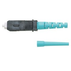 SC2 OM3 / OM4 900um modlu simpleks fiber optik konnektörü. Aqua Boot. OCTT2 OptiCam lif sonu aracı ile kullanım için.