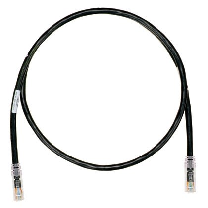 Kitlenmesi, Kategori 6A, 24 AWG, diğer ucunda 10 Gb / s bir ucunda TX6A ™ 10Gig ™ Anahtarlı Modüler Tak UTP ara kablosu ve TX6A ™ 10Gig ™ Olmayan Anahtarlı Modüler Tak. Patent bekleyen matris Bant Teknolojisi, Siyah, 10 metre içerir.