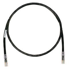 Kitlenmesi, Kategori 6A, 24 AWG, diğer ucunda 10 Gb / s bir ucunda TX6A ™ 10Gig ™ Anahtarlı Modüler Tak UTP ara kablosu ve TX6A ™ 10Gig ™ Olmayan Anahtarlı Modüler Tak. Patent bekleyen matris Bant Teknolojisi, Siyah, 10 metre içerir.