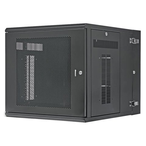 Delikli Ön Kapı, 12 RU, Black, 30'' Derinliği Panzone Duvara Monte Kabine