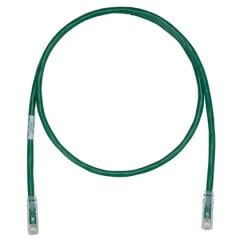 Kitlenmesi, Kategori 6A, 24 AWG, diğer ucunda 10 Gb / s bir ucunda TX6A ™ 10Gig ™ Anahtarlı Modüler Tak UTP ara kablosu ve TX6A ™ 10Gig ™ Olmayan Anahtarlı Modüler Tak. Patent bekleyen matris Bant Teknolojisi, Yeşil, 10 metre içerir.